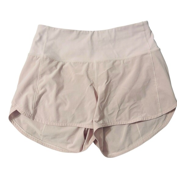 Lululemon Speed Up Shorts Size 6 3” Mid Rise Lined Pink - Picture 8 of 8